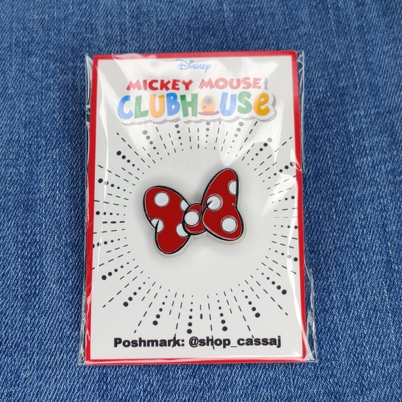 2/$20 DISNEY | Minnie Mouse Bow Enamel Pin - Picture 3 of 3